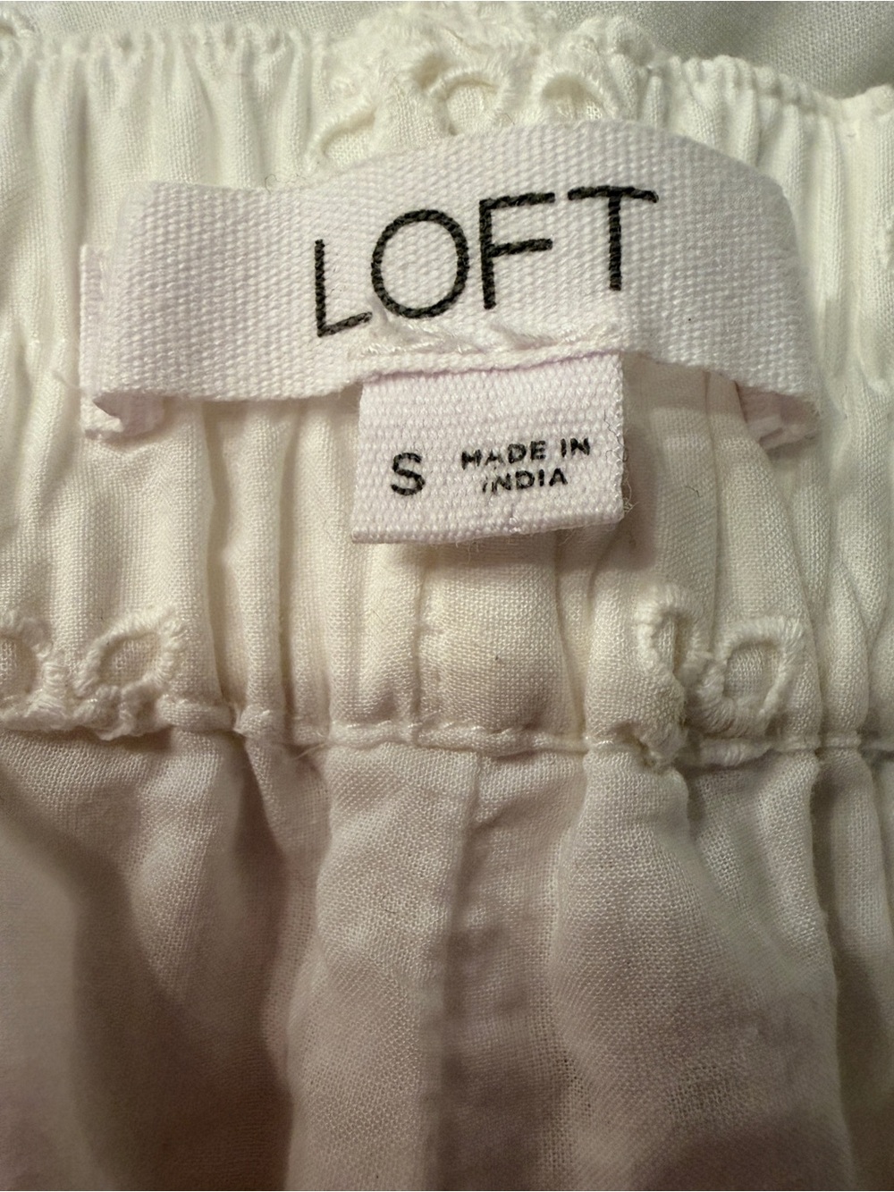 100% Cotton Eyelet Shorts - Picture 4 of 5